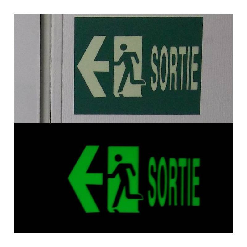 Adhésifs de signalisation photoluminescents Adhésifs de signalisation photoluminescents