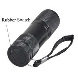 Torche UV lumière noire ultra violette 365nm