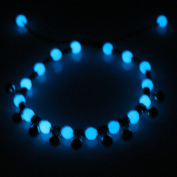 bracelet de cheville lumineux avec clochettes métal