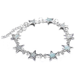 Bracelet phosphorescent avec étoiles