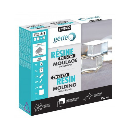 Résine époxy Crystal - mini kit de 150 ml