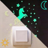 Stickers phosphorescents LUMILOO pour interrupteur de chambre d'enfant Stickers phosphorescents LUMILOO pour interrupteur de chambre d'enfant