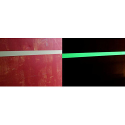 Bande photoluminescente adhésive en aluminium