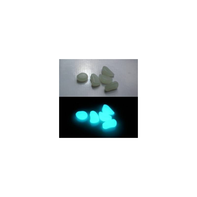 200g Petits Galets phosphorescents turquoise 200g Petits Galets phosphorescents turquoise
