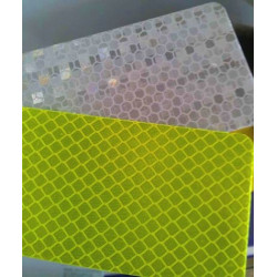 Bande rétro-réfléchissante Jaune fluorescente 5cm x 50m