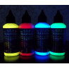 Kit fluorescent invisible lumiere noire 4 couleursstandards Kit fluorescent invisible lumiere noire 4 couleursstandards