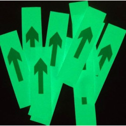 Flèches photoluminescentes adhésives en vrac
