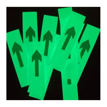 Flèches photoluminescentes adhésives en vrac