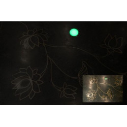 Spot photoluminescent pour le sol