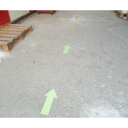 Fleches photoluminescentes en Aluminium 30cm