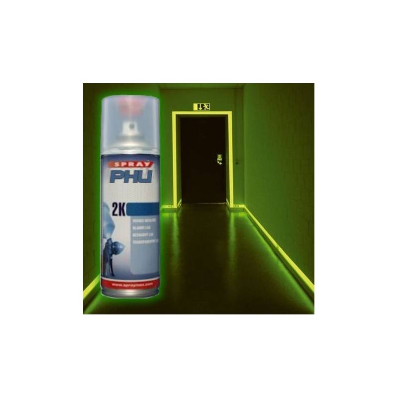 PEINTURE EN SPRAY DE MARQUAGE PHOTOLUMINESCENT PHU2K  PEINTURE EN SPRAY DE MARQUAGE PHOTOLUMINESCENT PHU2K