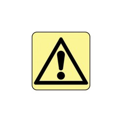 Signes imprimés sur Panneaux ou adhesifs photoluminescents