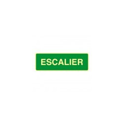 Signes imprimés sur Panneaux ou adhesifs photoluminescents