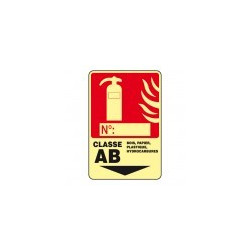 Signes imprimés sur Panneaux ou adhesifs photoluminescents