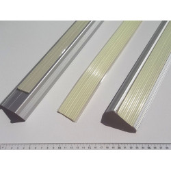 Nez de Marche photoluminescent en aluminium 1m