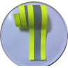 Bande à coudre rétroréfléchissante jaune et grise Bande à coudre rétroréfléchissante jaune et grise