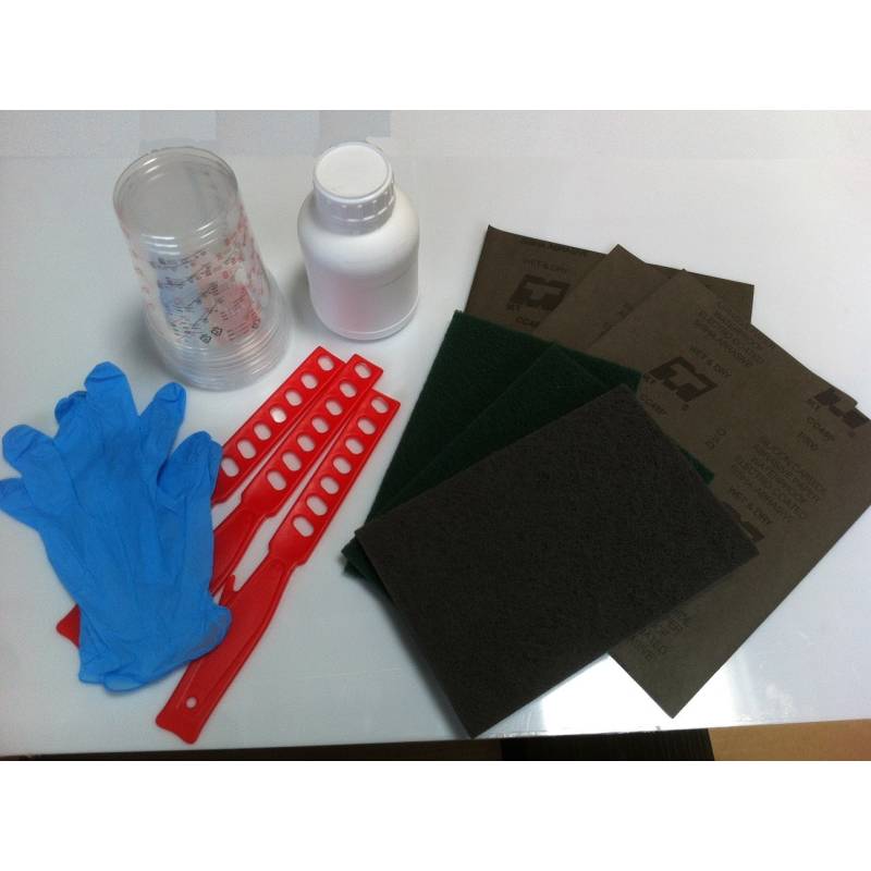 KIT D'OUTILS POUR APPLICATION DE RESINE KIT D'OUTILS POUR APPLICATION DE RESINE