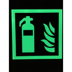 Panneau Photoluminescent  « Incendie »