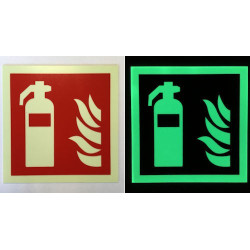 Panneau Photoluminescent Extincteur Incendie