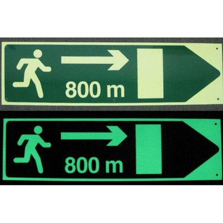 Panneaux photoluminescents pour tunnels