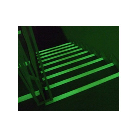 Bande photoluminescente anti-dérapante adhésive Aluminium-Epoxy