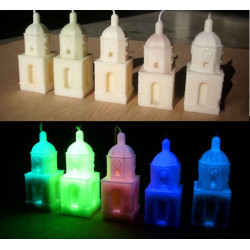 Bougie Phosphorescente "Clocher de Saint Tropez"