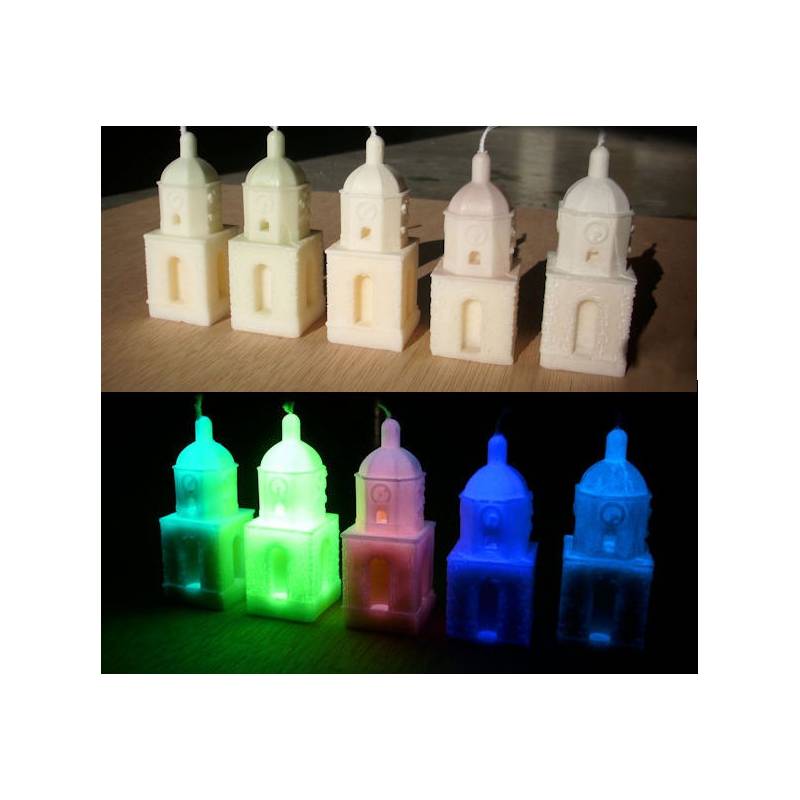 Bougie Phosphorescente "Clocher de Saint Tropez" Bougie Phosphorescente "Clocher de Saint Tropez"