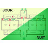 Plan d’évacuation photoluminescent et consignes Plan d’évacuation photoluminescent et consignes