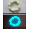 Gemme phosphorescente ovale 25mm Gemme phosphorescente ovale 25mm