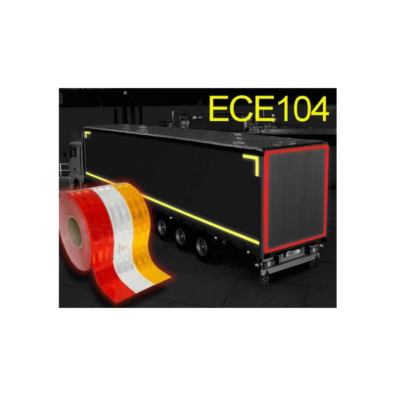 Bande réfléchissante camionette remorque Classe C ECE 104 - 5cm x 50m Bande réfléchissante camionette remorque Classe C ECE 104 - 5cm x 50m