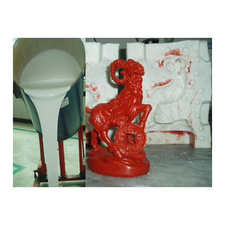 Silicone liquide pour moulage résine élastique